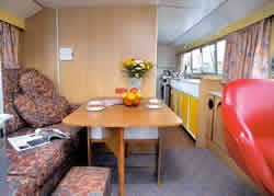 Interior image of boat